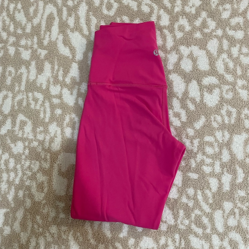 lululemon athletica Vibrant Pink Kids Leggings